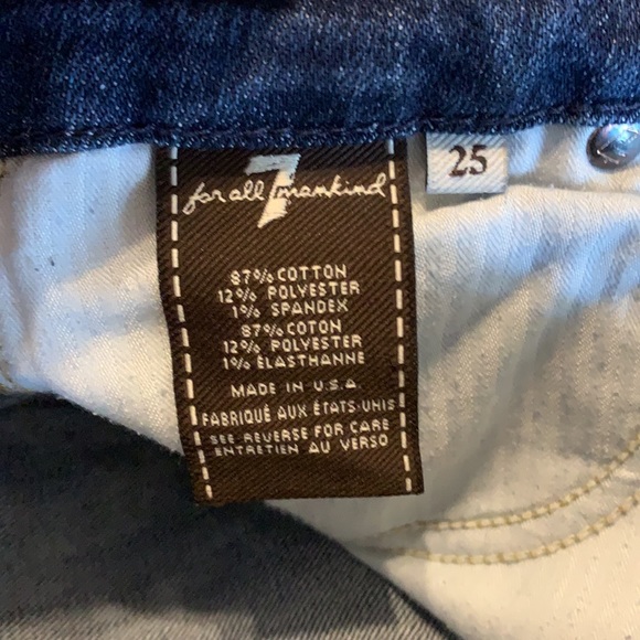 7 for All Mankind A pocket flare jeans, like new - Picture 4 of 5